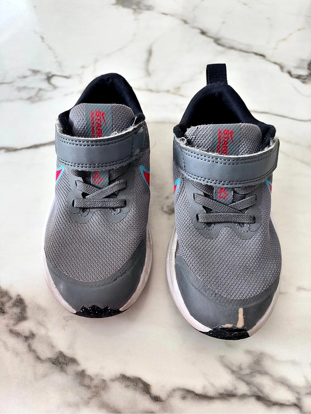 Nike Star Runner 3 TDV Iron Grey Blue Lightning 3 TDV Gray  Sneakers